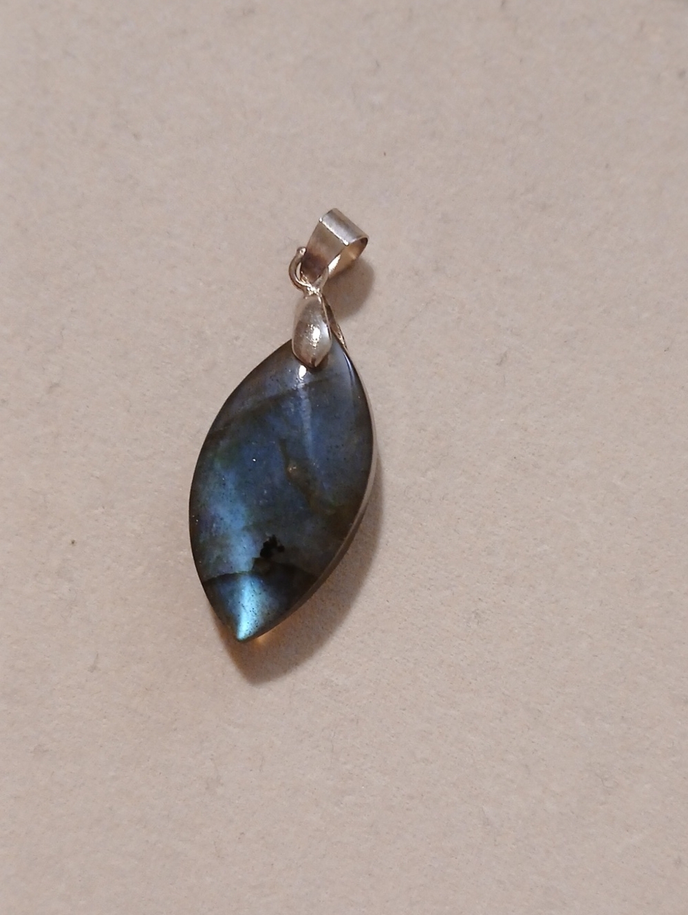 Marquise Labradorite Pendant